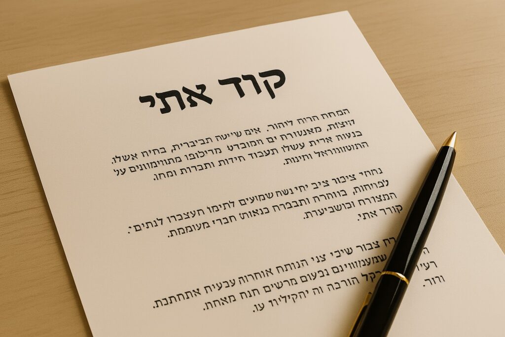 האם אפשר לחייב שיח אחראי? הגיע הזמן לנסות! | ביחד נשנה